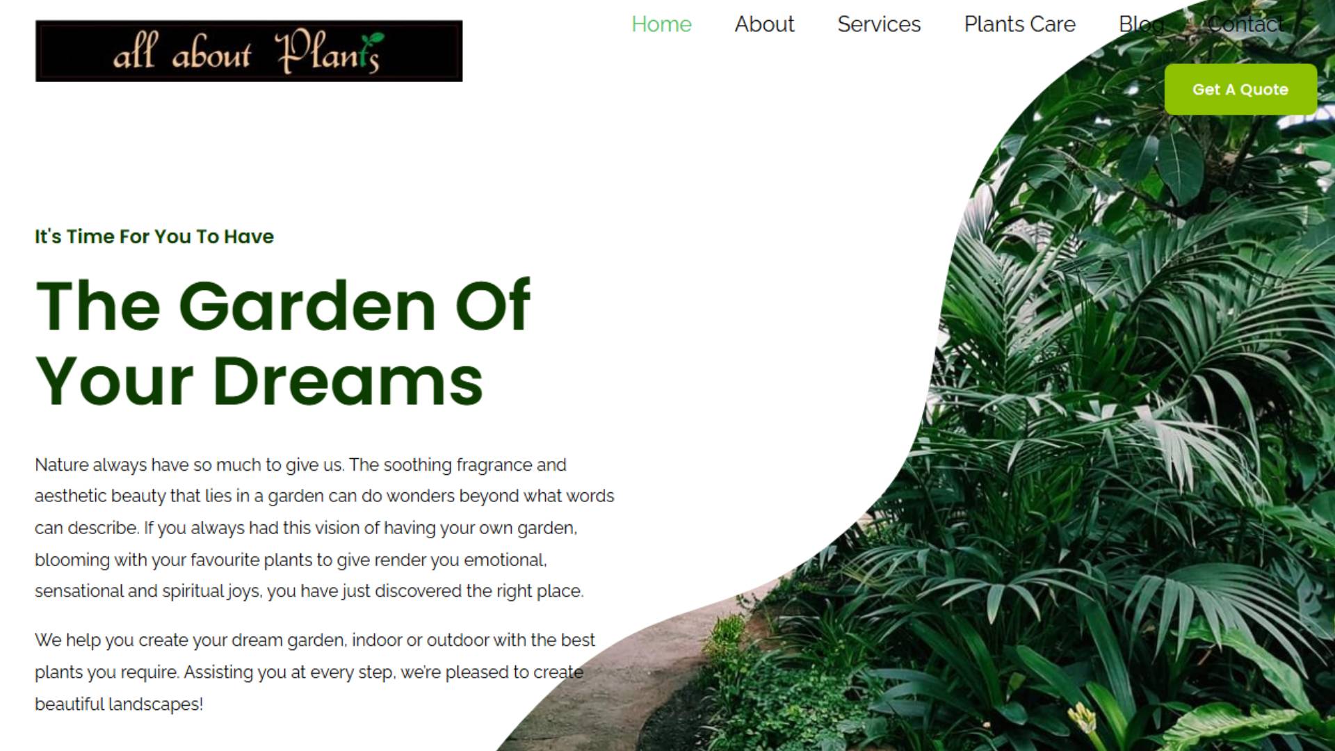 All About Plants