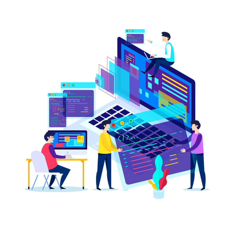 Static web designing.